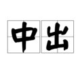 中出是什么意思?