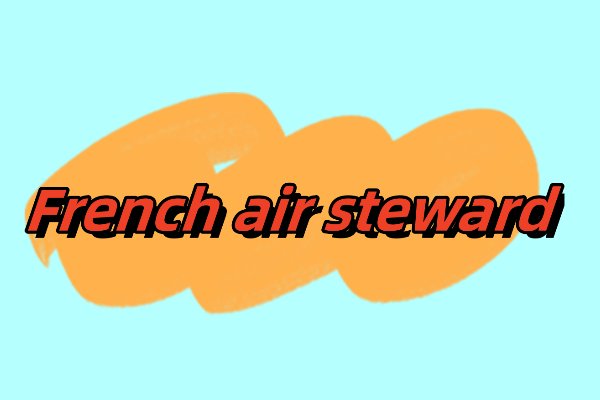 法国空乘满天星怎么说？