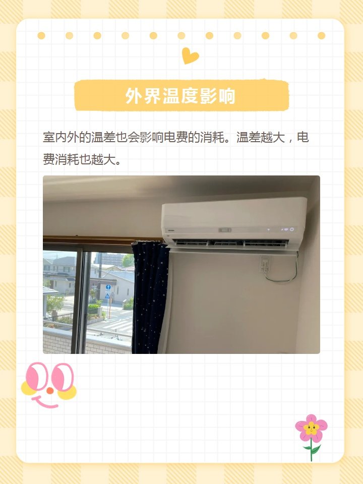 开一晚上空调26度多少钱？