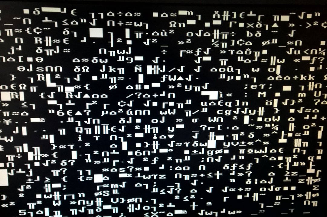 日文中的字乱码一二三是什么意思？