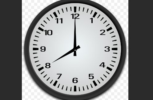 8点的英语是什么？