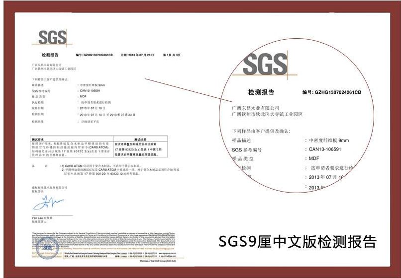 sgs报告是什么意思？