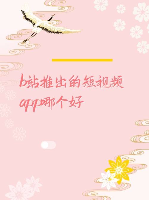 b站上的短视频app哪个最火？
