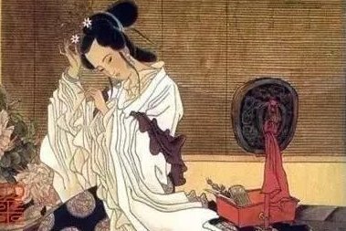 夜看月色暮看云，行也思卿，坐也思卿。 求下一句