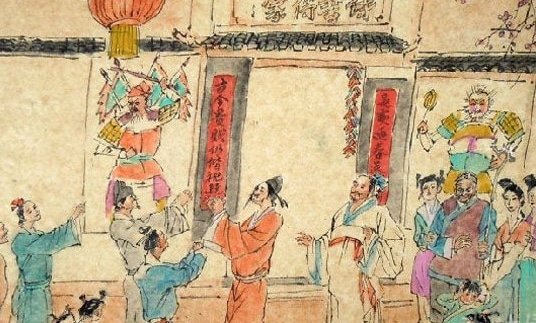 “爆竹声中一岁除，春风送暖入屠苏”的意思是什么？