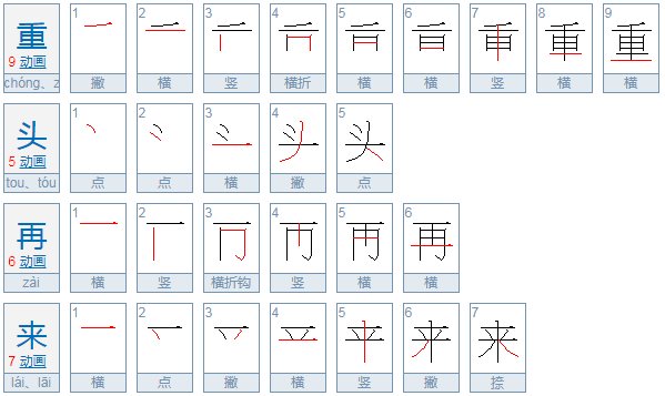 重头再来和从头再来有什么区别？