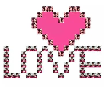 怎样在i里面复制一个1314个“我爱你？”？