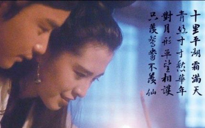 十里平湖霜满天，寸寸青丝愁华年。对月形单望相护，只羡鸳鸯不羡仙。什么意思？