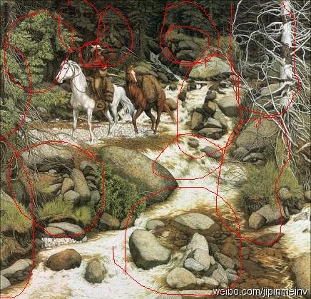 你能看到多少个人头？