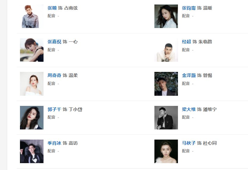 《温暖的弦》演员表是?