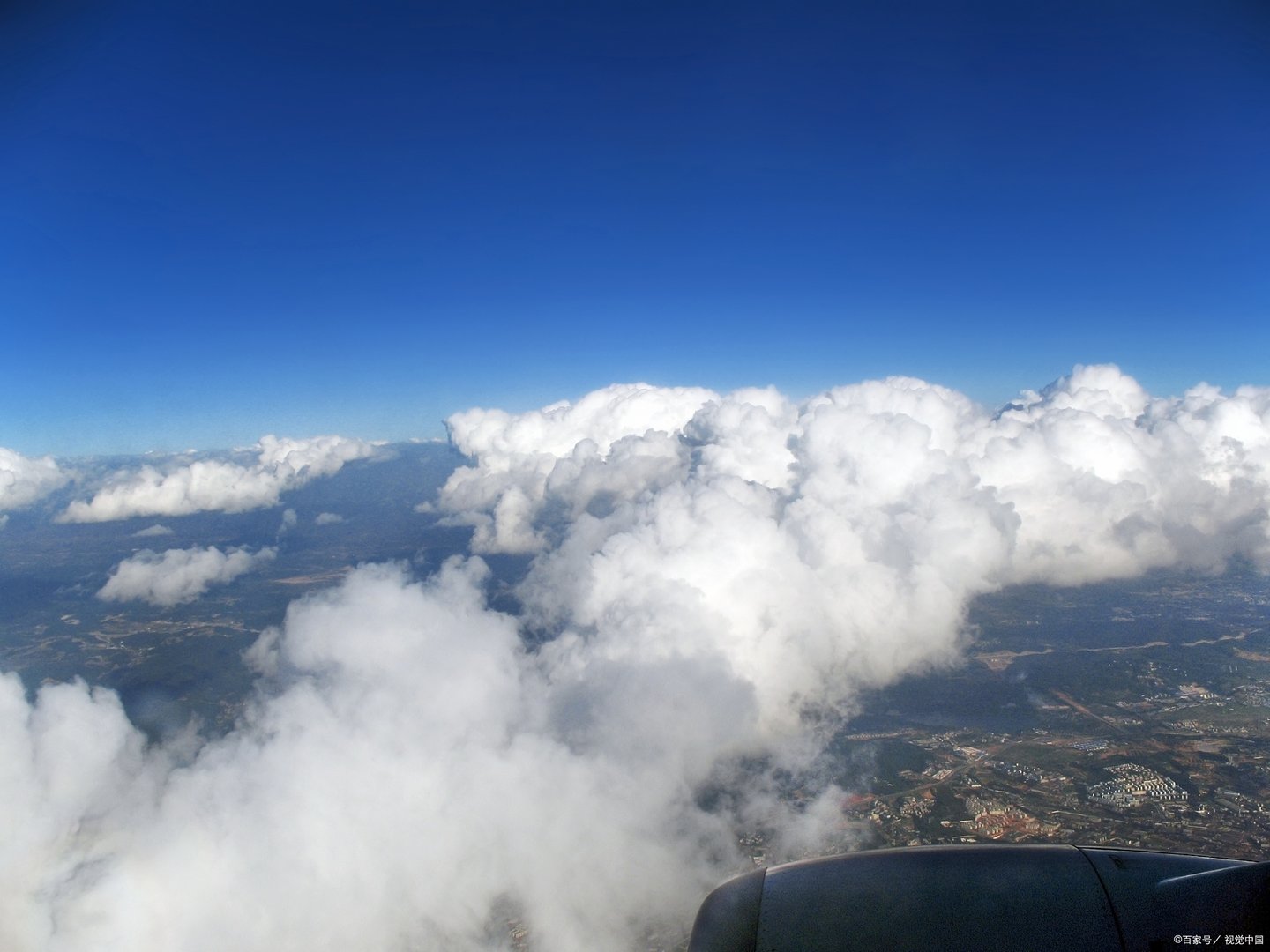 成都克莱因蓝天配白云，这个景色有多美？