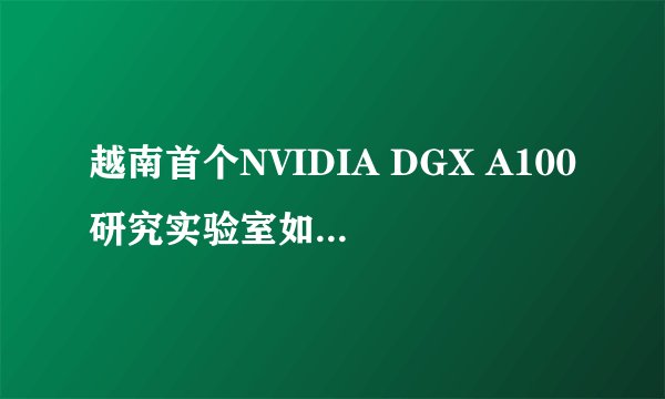 越南首个NVIDIA DGX A100研究实验室如何提升VinAI的NLP研究能力？
