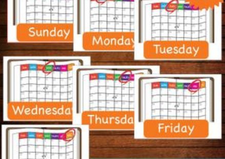 星期的英文单词是什么？