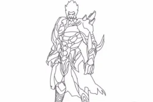 孙悟空地狱火画法教程