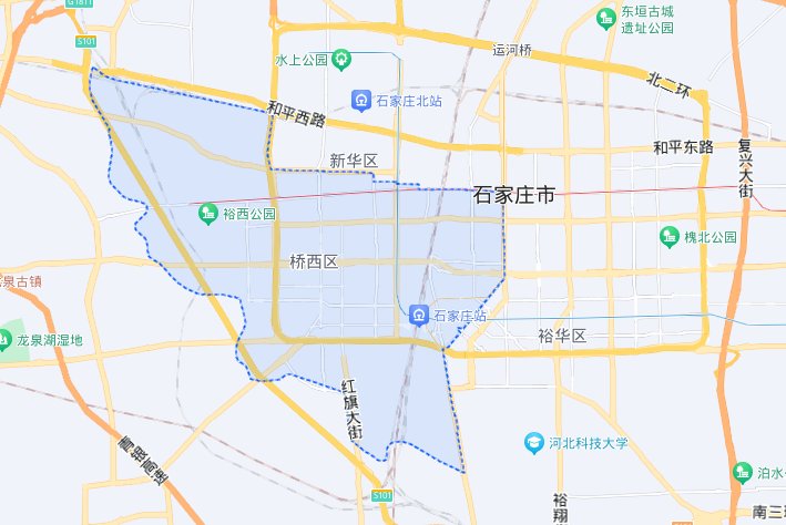 石家庄桥西区行政区划代码