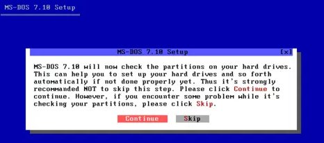 如何用U盘给电脑安装MSDOS v 7.1操作系统？
