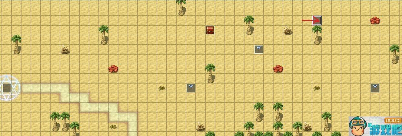 怒龙战记3中【神兽大地精灵】在沙漠的何处？