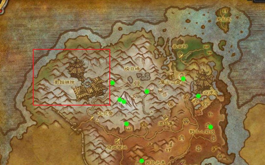 魔兽世界影踪禅院副本入口在哪里？