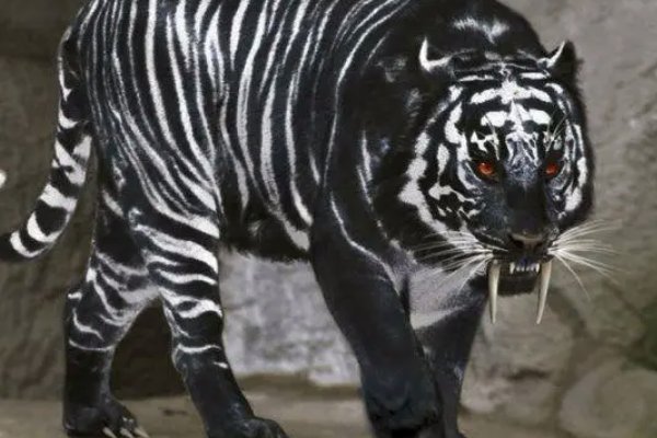 黑蓝虎这种动物灭绝了吗？