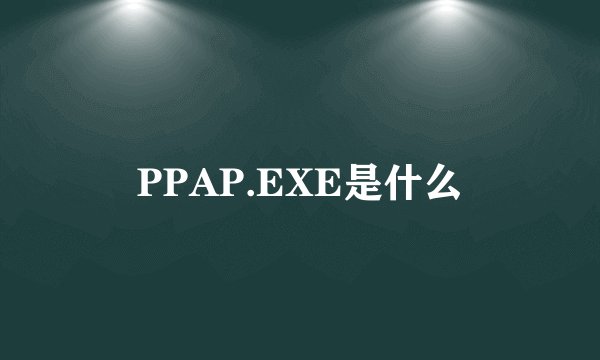 PPAP.EXE是什么