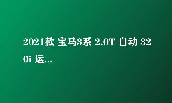 2021款 宝马3系 2.0T 自动 320i 运动套装 10万公里保养项目价格
