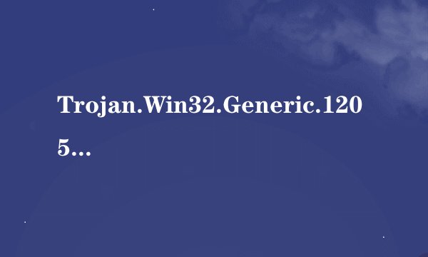 Trojan.Win32.Generic.120539C2是什么病毒