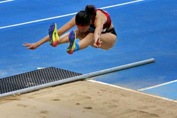 描写跳远运动员的优美语段