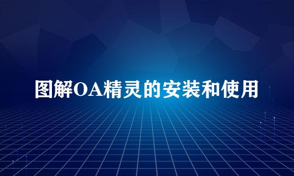 图解OA精灵的安装和使用
