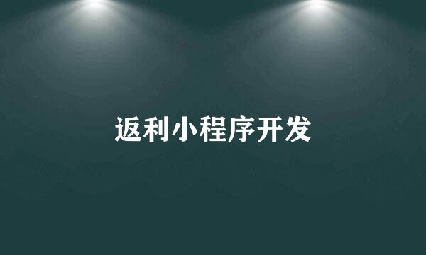 返利小程序开发