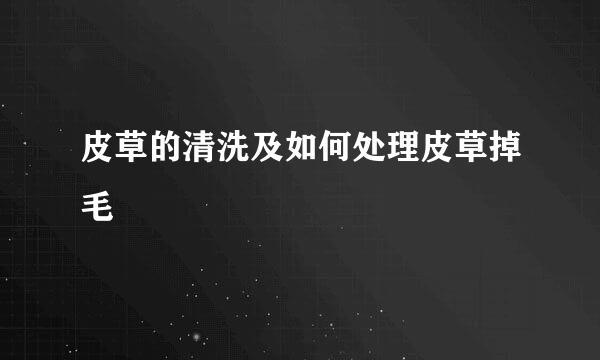 皮草的清洗及如何处理皮草掉毛