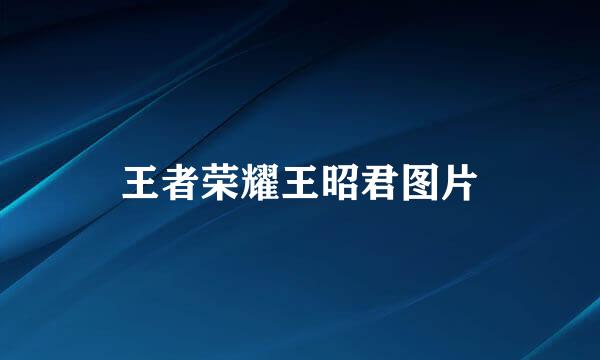 王者荣耀王昭君图片