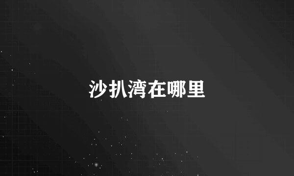 沙扒湾在哪里
