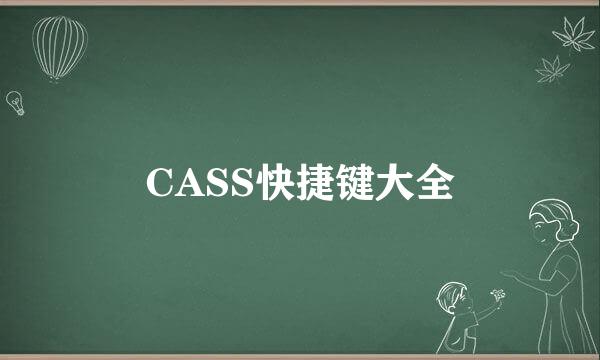 CASS快捷键大全