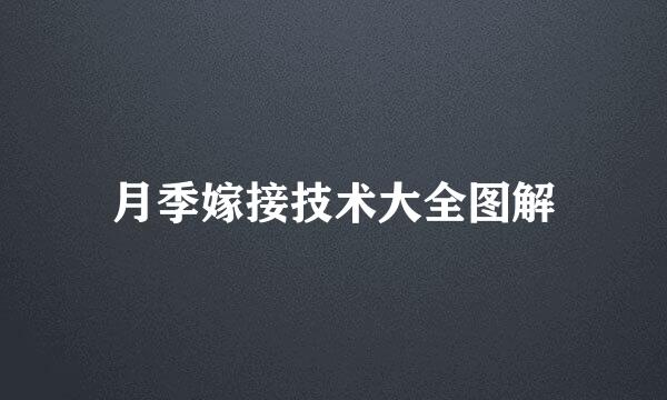 月季嫁接技术大全图解