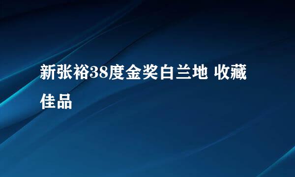 新张裕38度金奖白兰地 收藏佳品