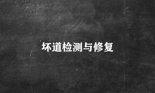 坏道检测与修复