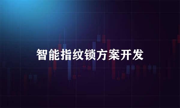 智能指纹锁方案开发