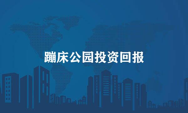蹦床公园投资回报