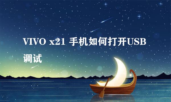VIVO x21 手机如何打开USB调试