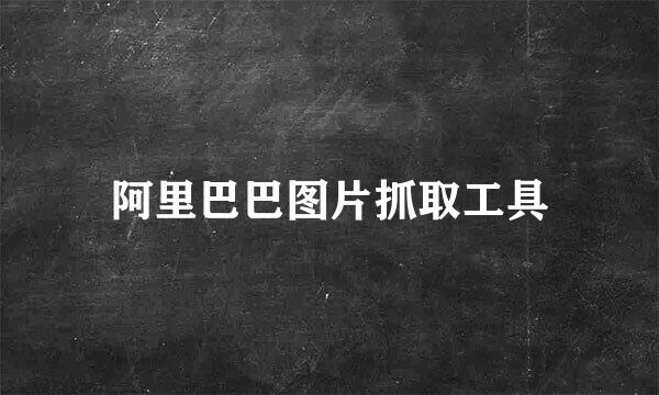 阿里巴巴图片抓取工具