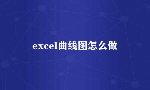 excel曲线图怎么做
