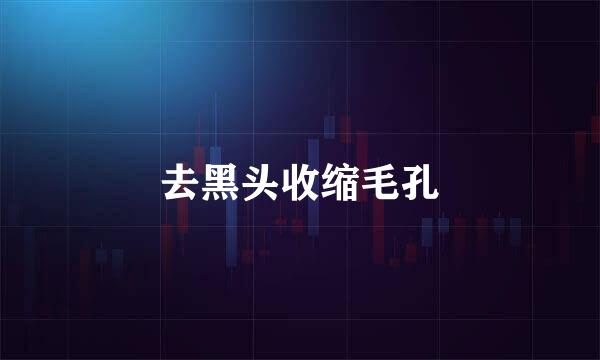 去黑头收缩毛孔