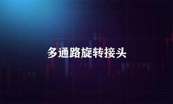 多通路旋转接头