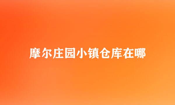 摩尔庄园小镇仓库在哪