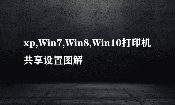 xp,Win7,Win8,Win10打印机共享设置图解