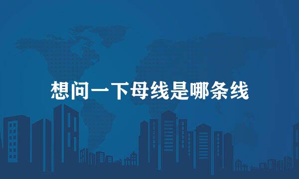 想问一下母线是哪条线