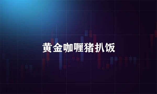 黄金咖喱猪扒饭