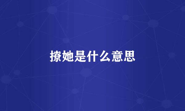 撩她是什么意思