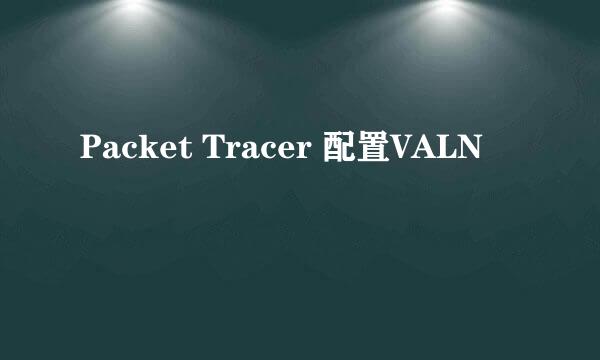 Packet Tracer 配置VALN