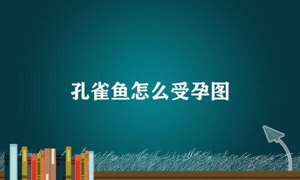 孔雀鱼怎么受孕图